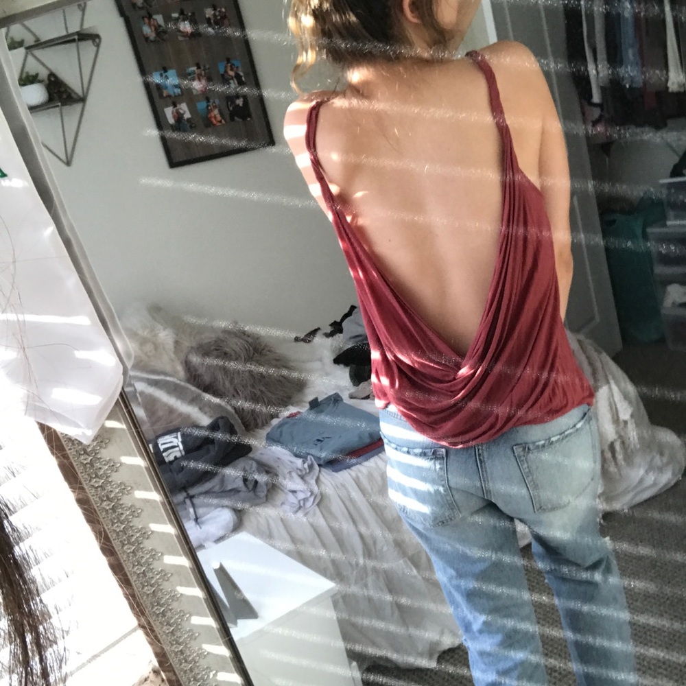 Backless Free People Top